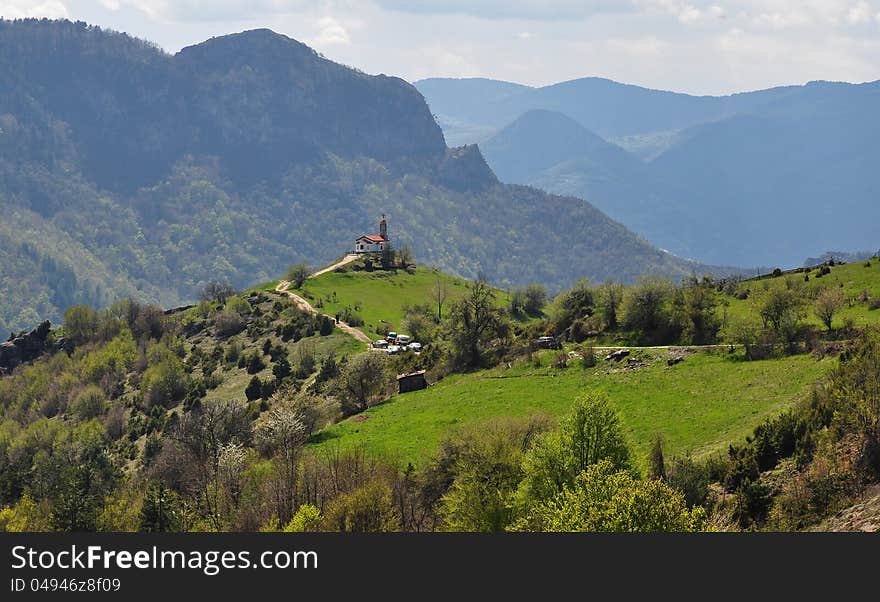 Orthodox Church in the mountain