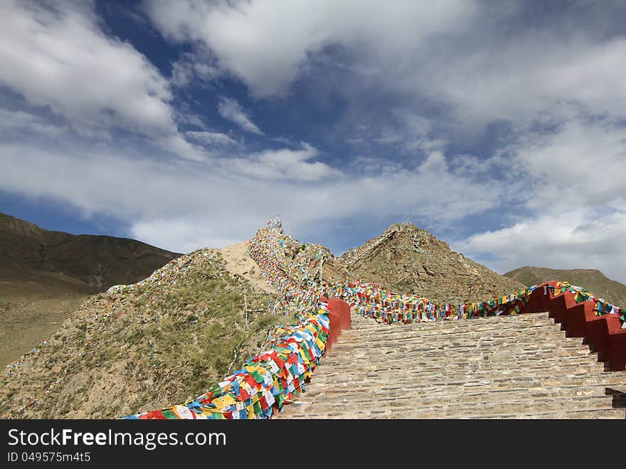 The foothills of Tibet