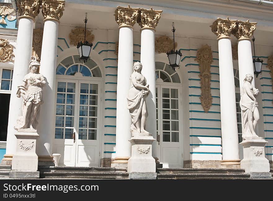 The Catherine Palace,  Tsarskoye Selo