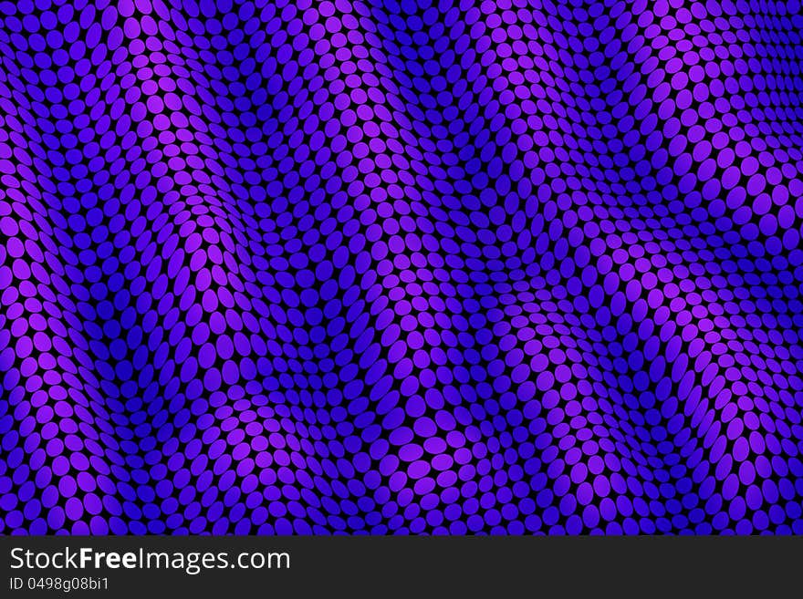 Colorful heat map graph / topographical membrane. Elevation changes represented by colors fading from purple to blue. Colorful heat map graph / topographical membrane. Elevation changes represented by colors fading from purple to blue