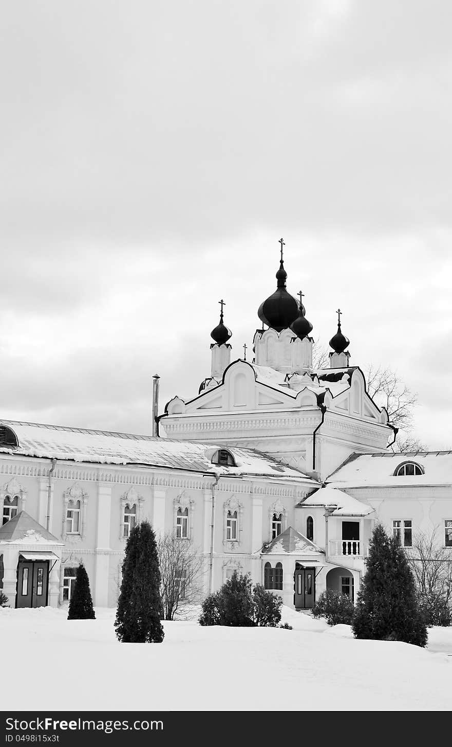 Construction of the Nicholas Ugreshsky monastery, which was founded in 1380. Construction of the Nicholas Ugreshsky monastery, which was founded in 1380