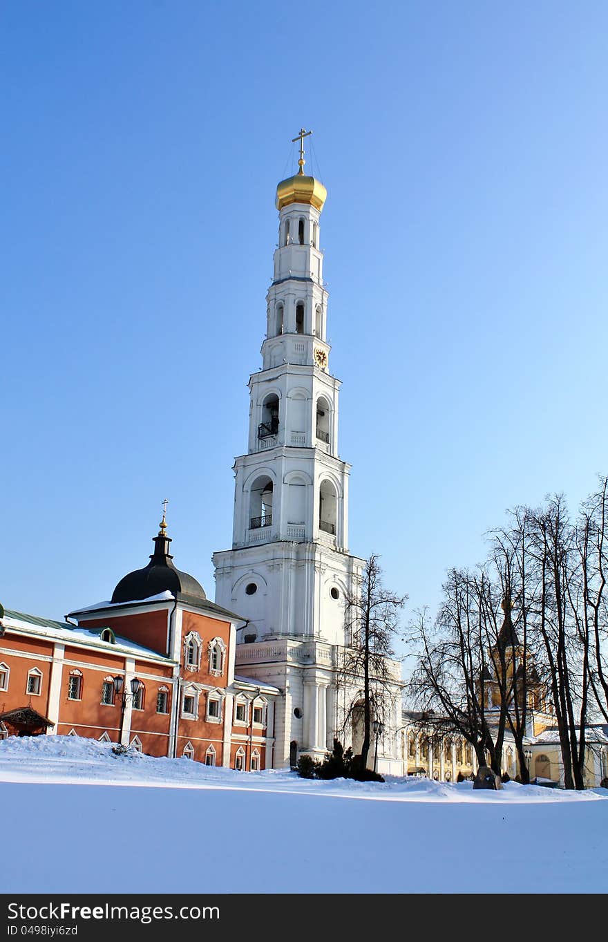 Constructions of the Nicholas Ugreshsky monastery, which was founded in 1380. Constructions of the Nicholas Ugreshsky monastery, which was founded in 1380