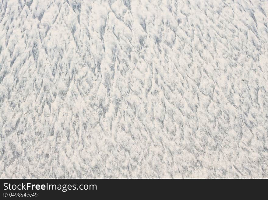 Wet sand texture on beach