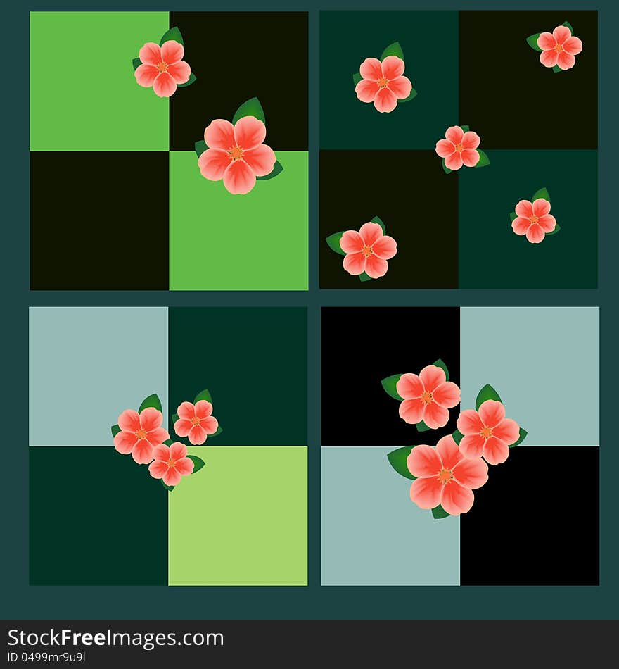 Seamless square patterns