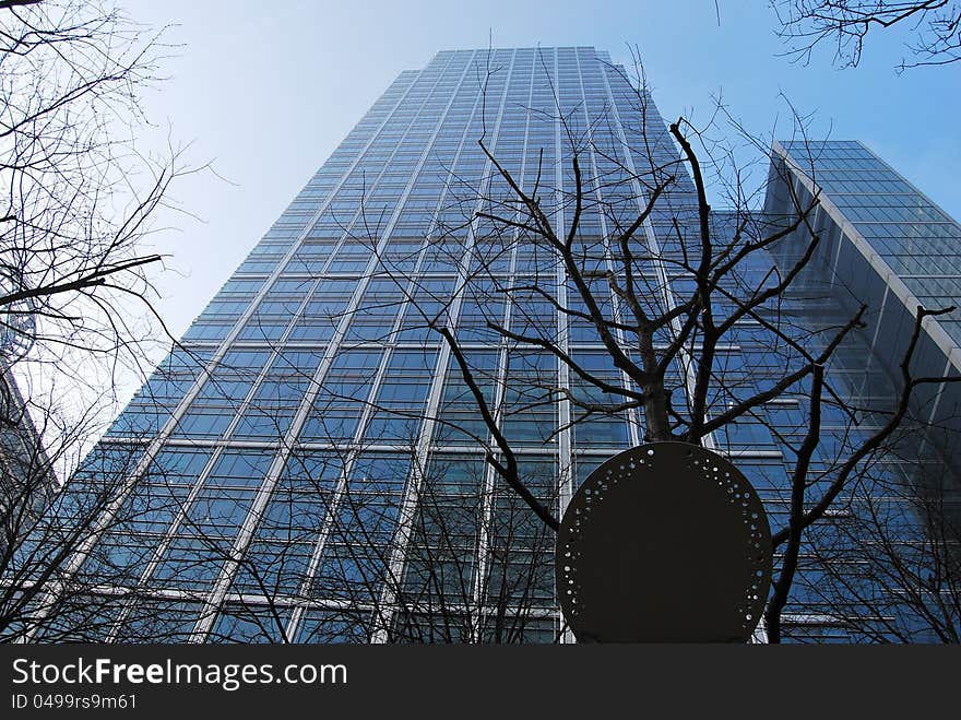 Skyscraper In London Docklands