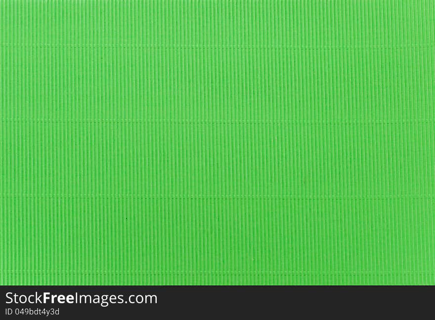 Green corrugation paper texture