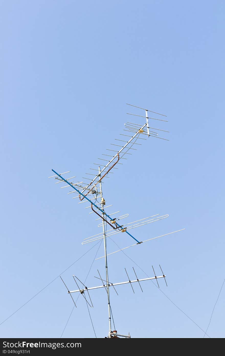 Antenna in the blue sky