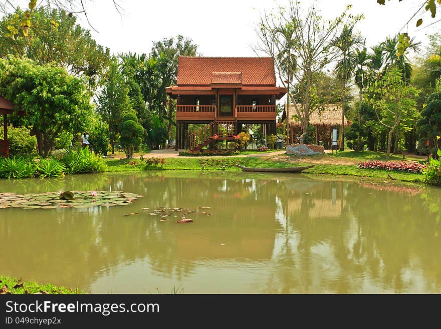 House of the central region in Thailand. House of the central region in Thailand