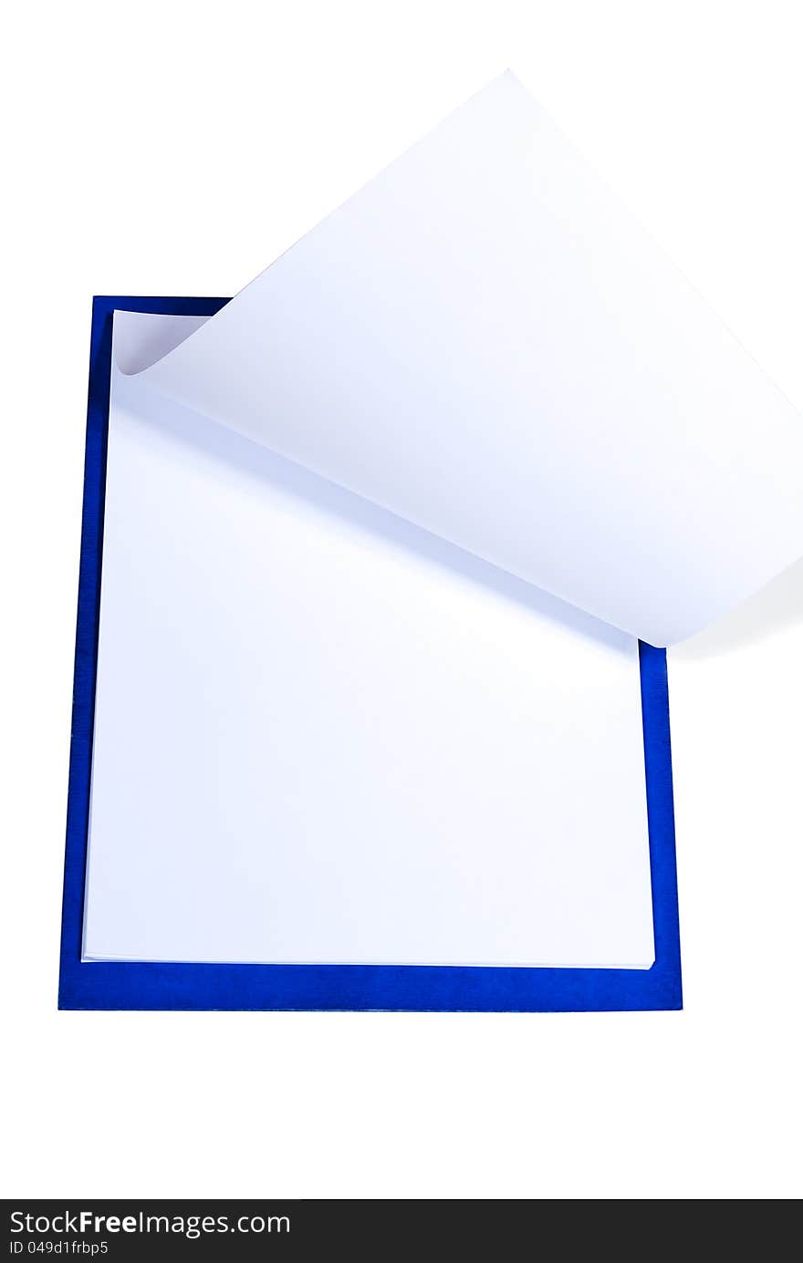 Medical folder with paper