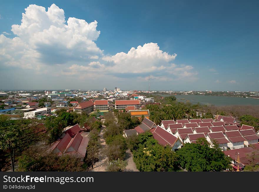 Landscape of Khonkaen province, Thailand