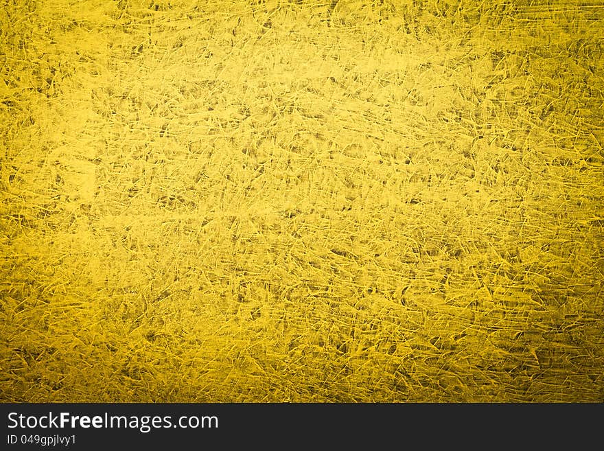 Yellow wall abstract for background. Yellow wall abstract for background