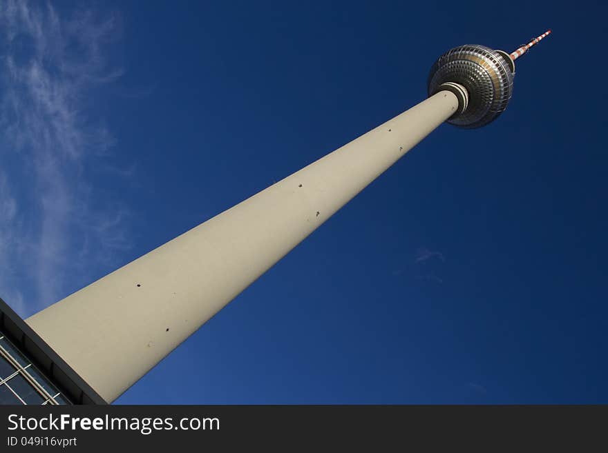 The wonderfull berlin tower with good sky. The wonderfull berlin tower with good sky