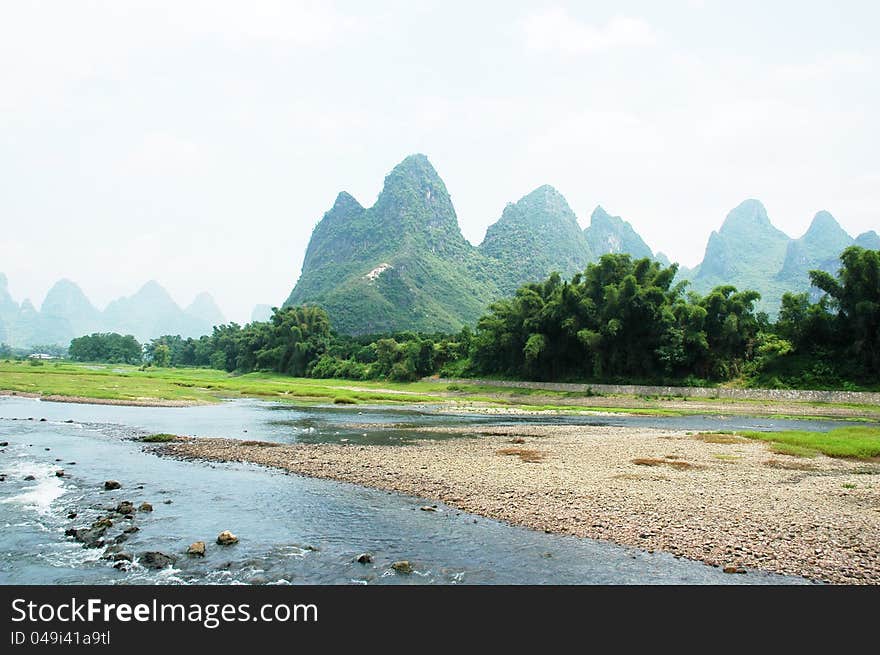 China guilin landscape