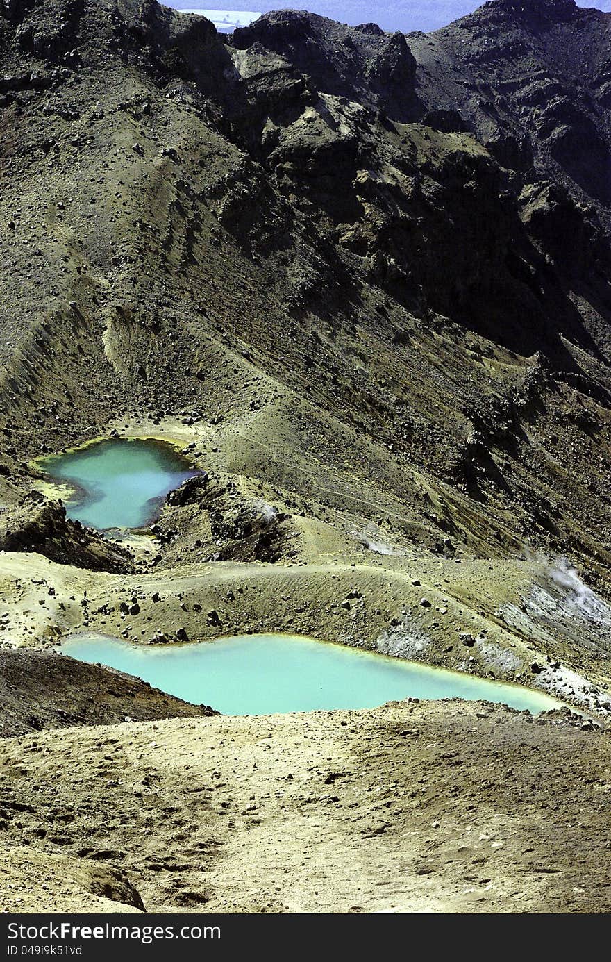 Lakes on the Tongrario Alpine Crossing. Lakes on the Tongrario Alpine Crossing