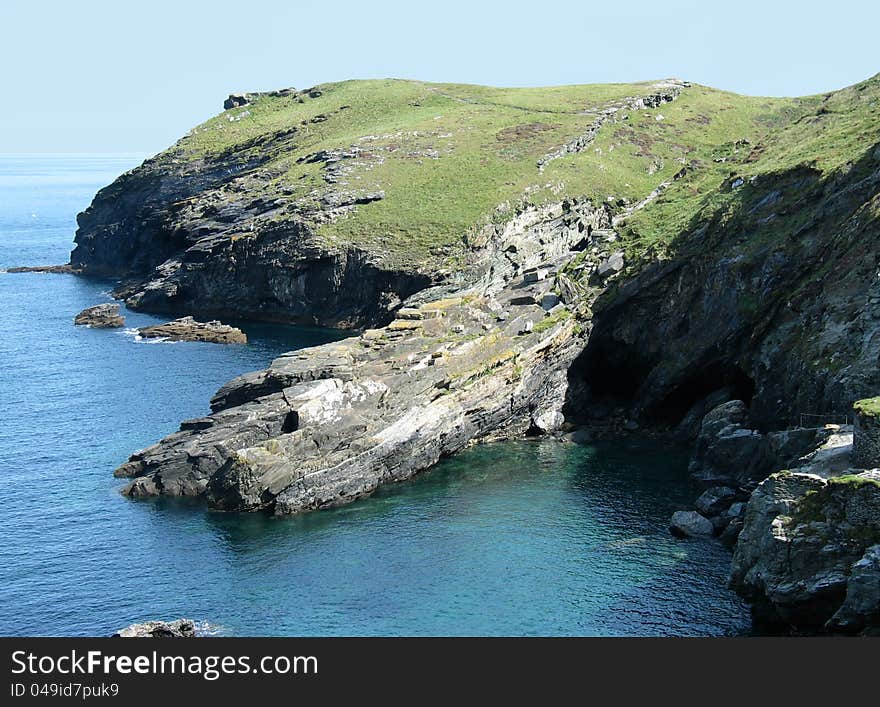 Tintagel Coast Cliff