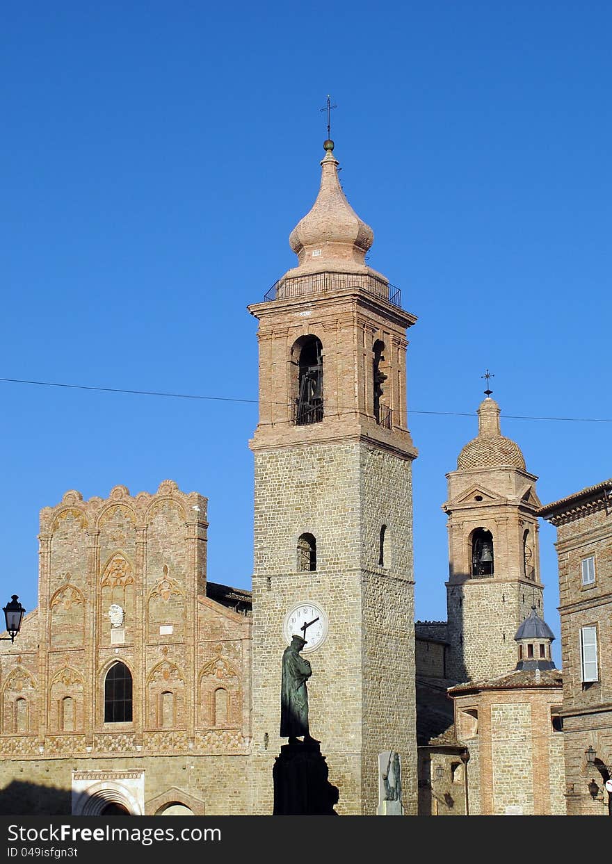 San Ginesio. Region Marche, Italy