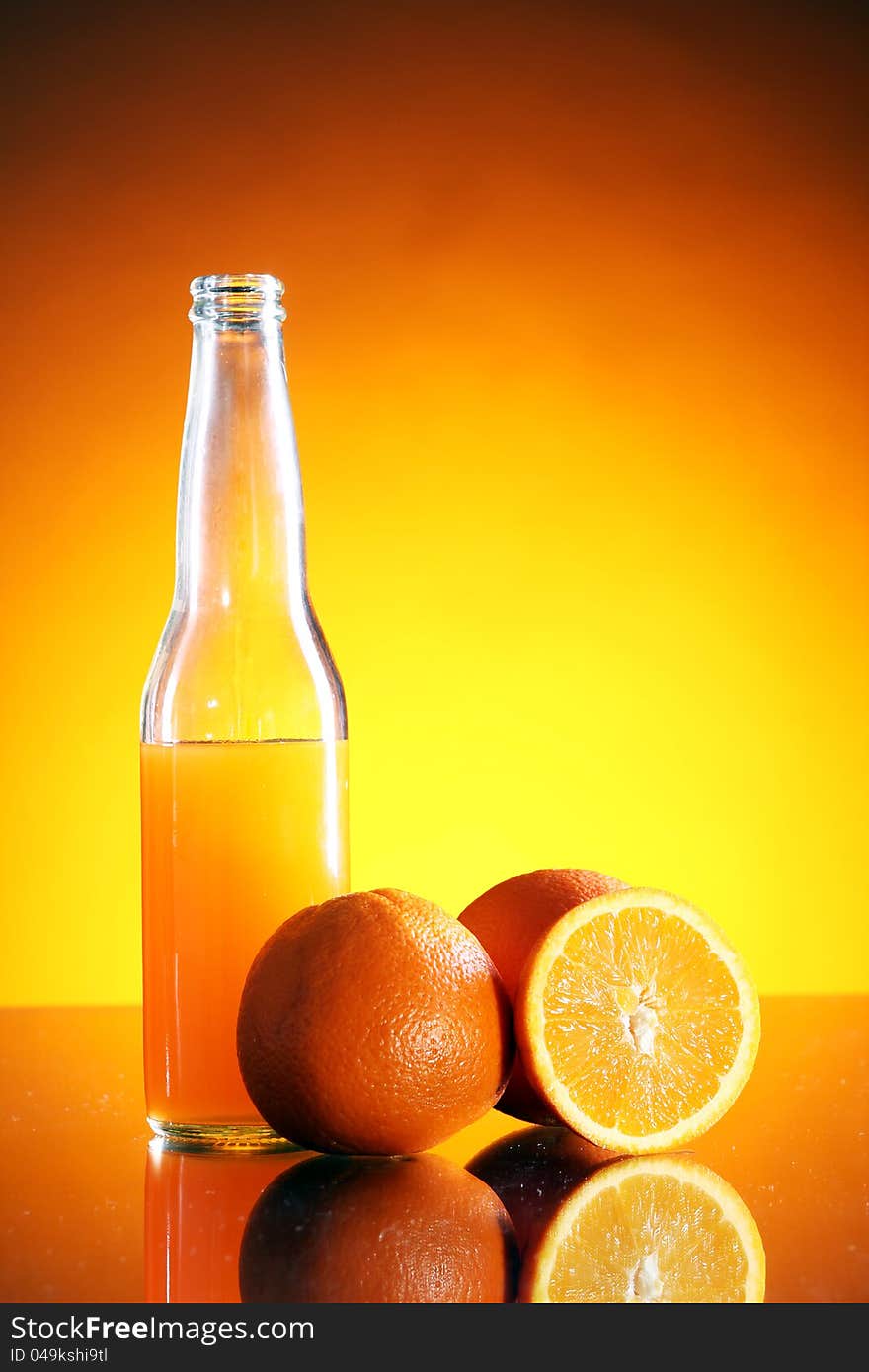 Fresh orange drink