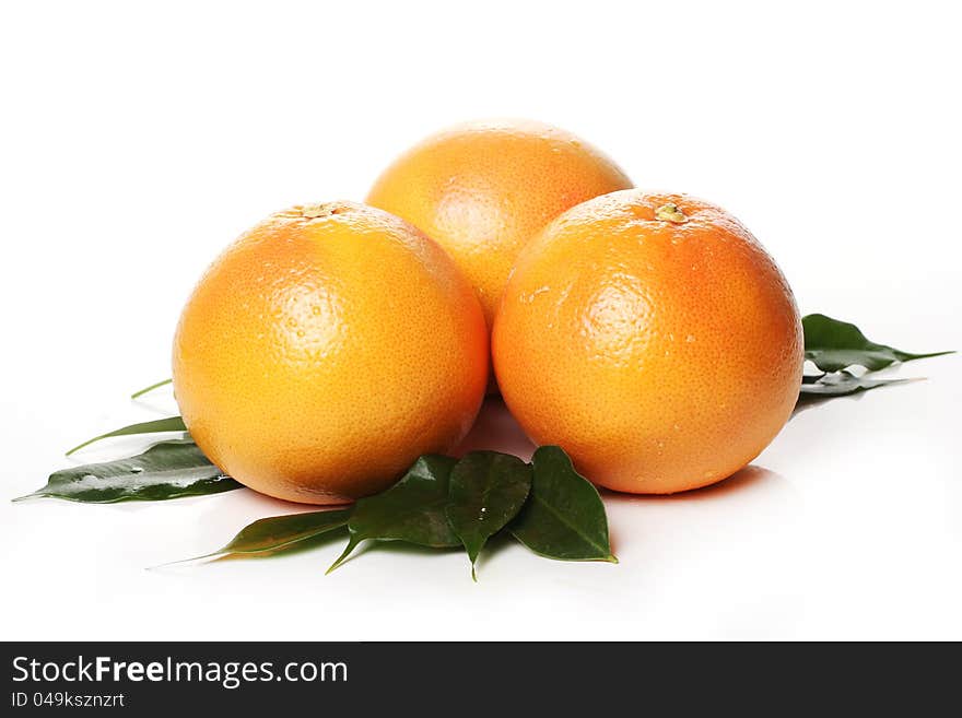 Fresh grapefruits