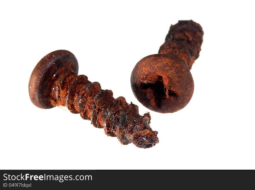 Rusted screws