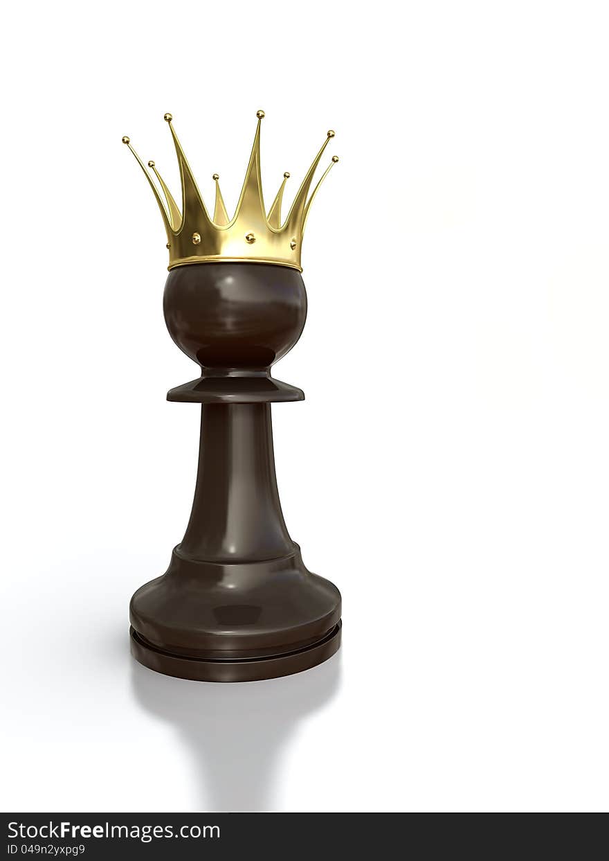 Black Pawn King.