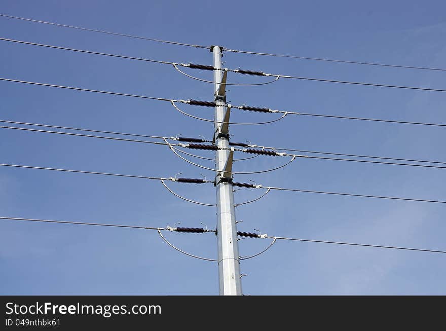 Transmission Lines and a Pylon