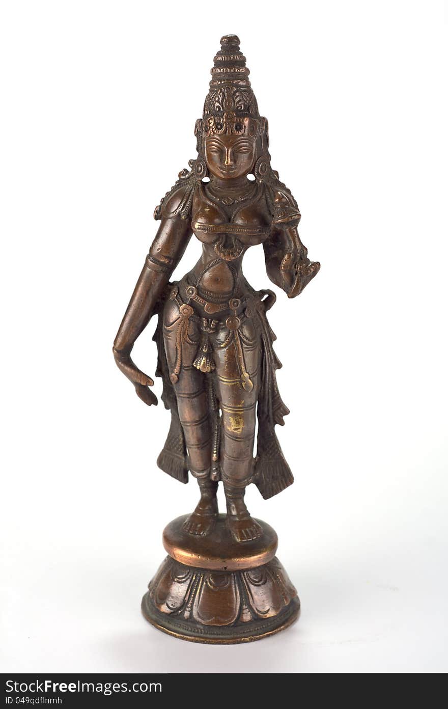 Bronze Metal Statue of Indian Godess