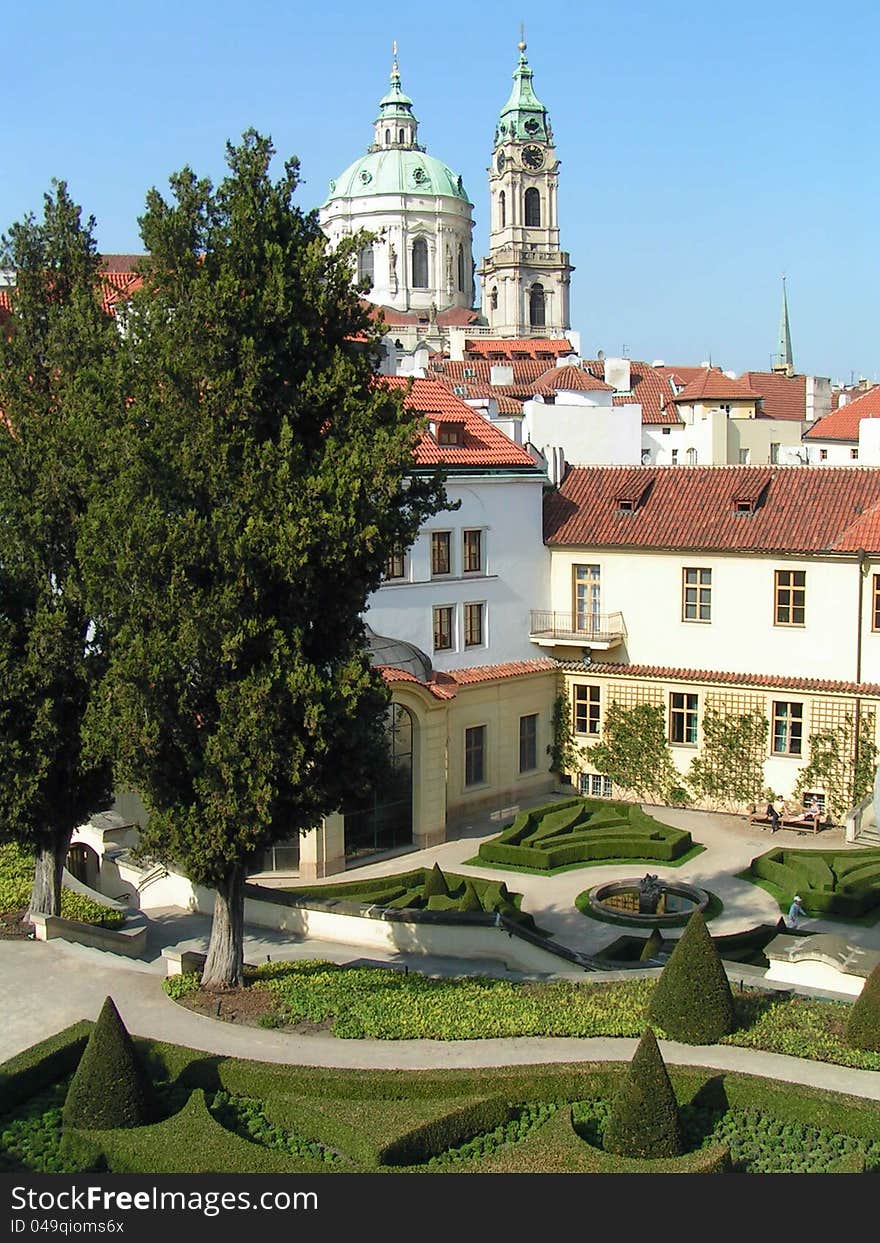 Prague Rooftops And Garden