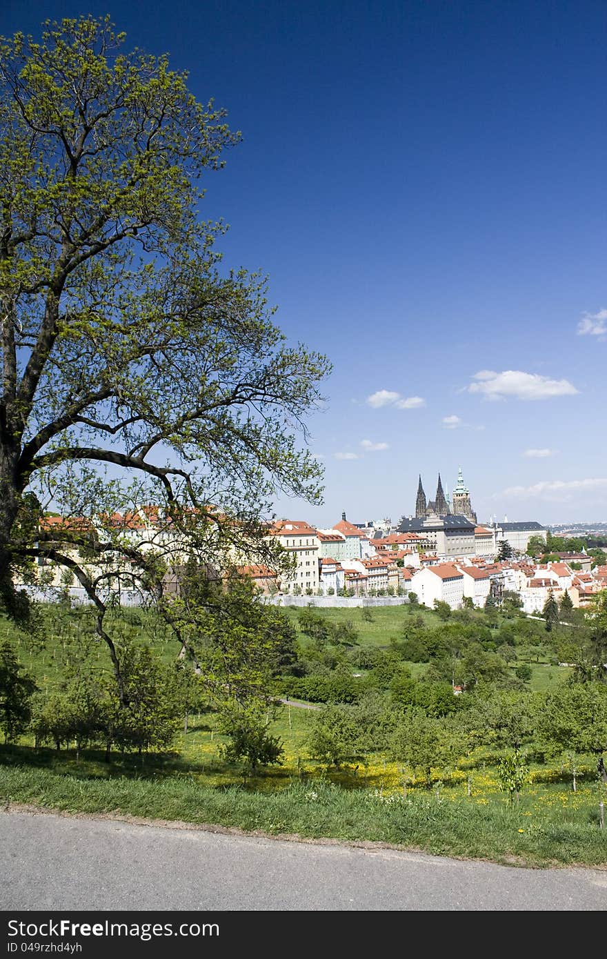 Prague castle panorama