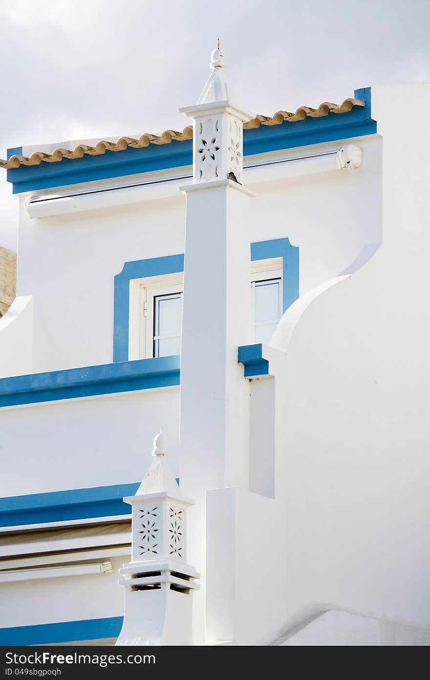 View of the traditional house in the Algarve region, Portugal. View of the traditional house in the Algarve region, Portugal.