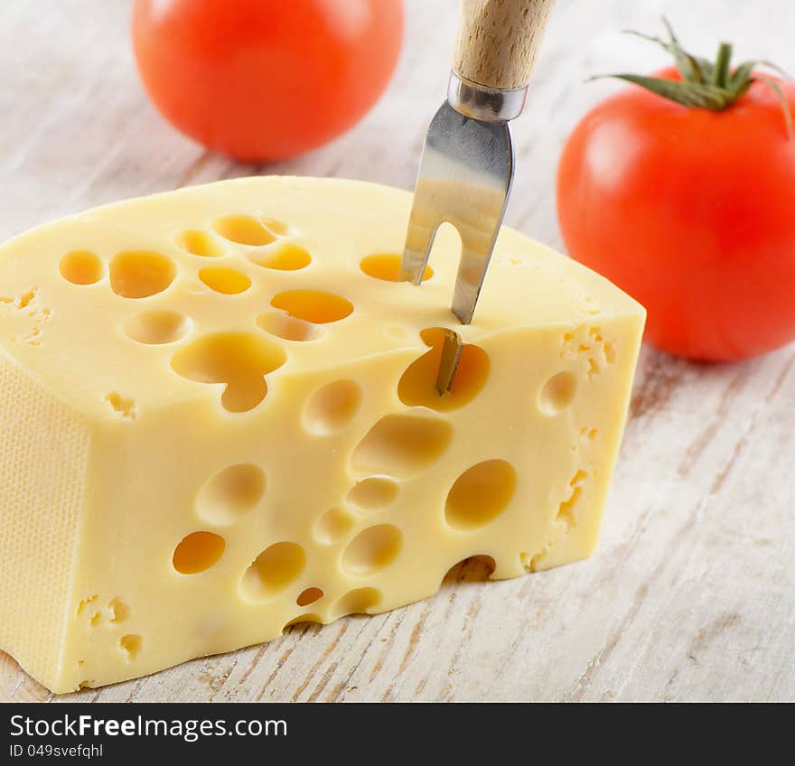 Cheese and tomatoes