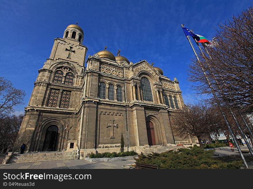 Holy Assumption Cathedral In Varna.