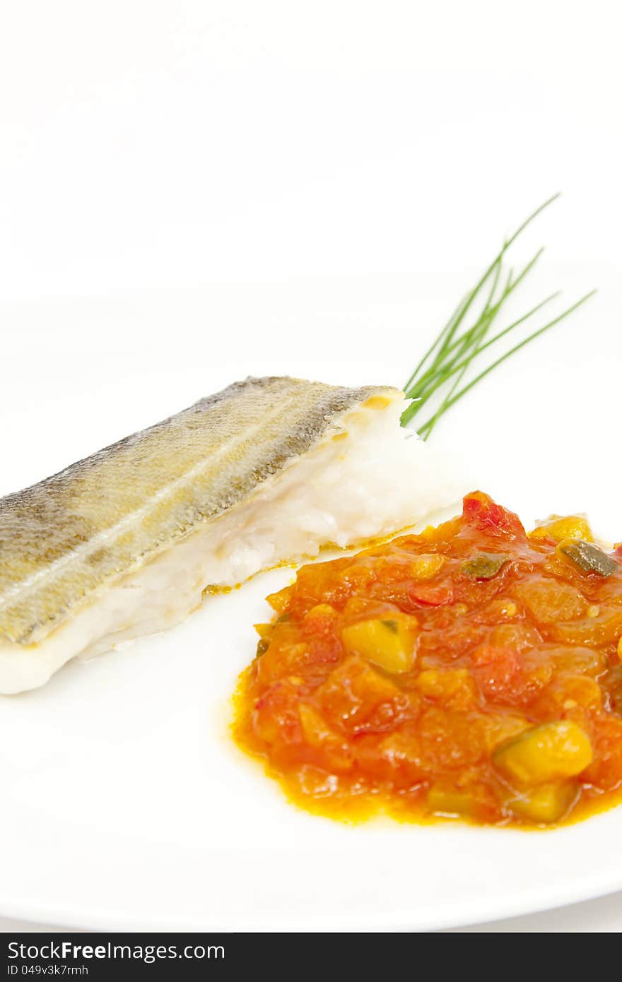 Cod with Tomato