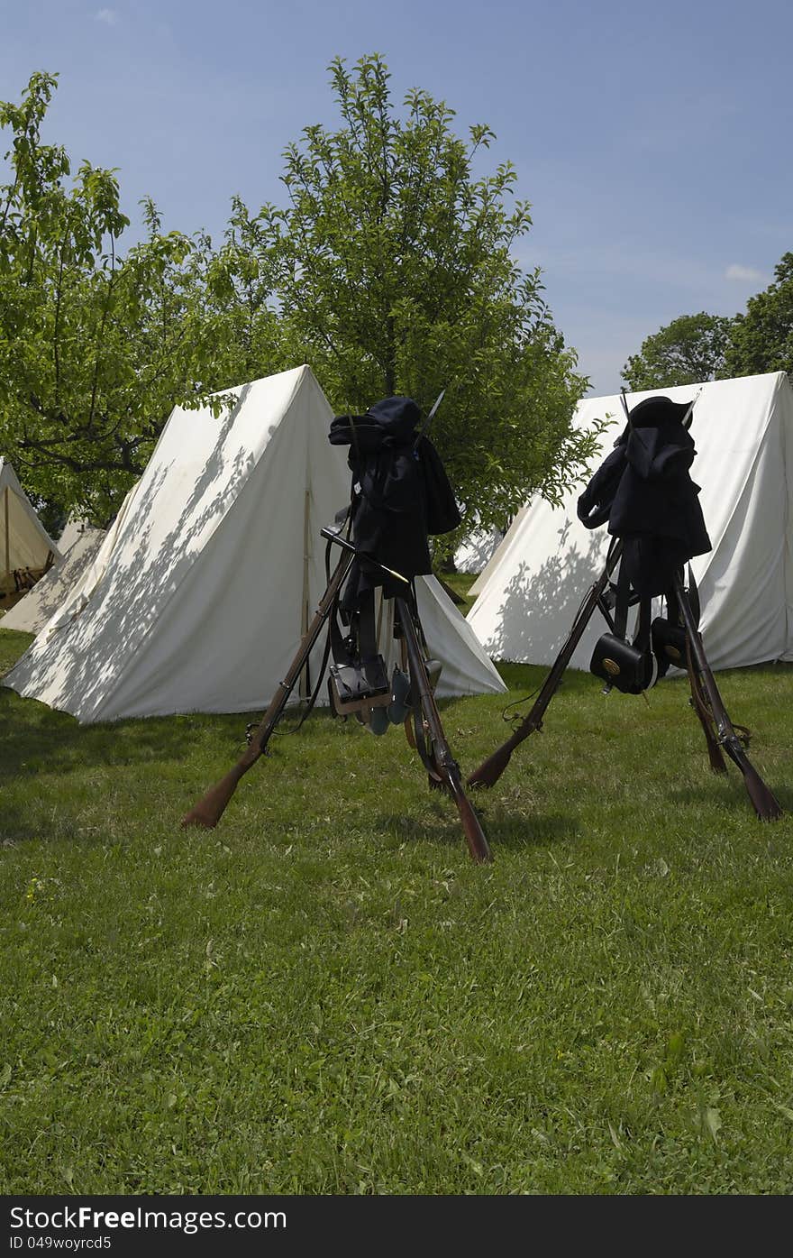 Civil War muzzle loading infantry rifle. Civil War muzzle loading infantry rifle