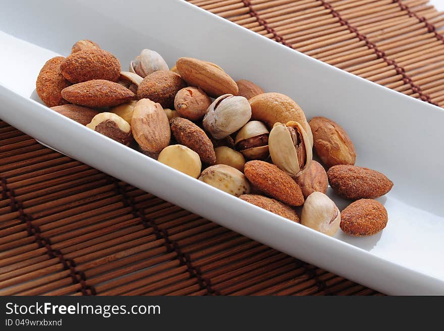 Lebanese Nuts Close Up