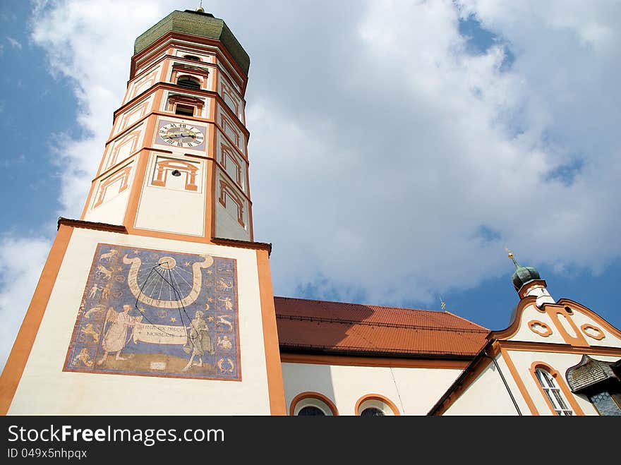 Famous Andechs Abbey in Bavaria, Germany