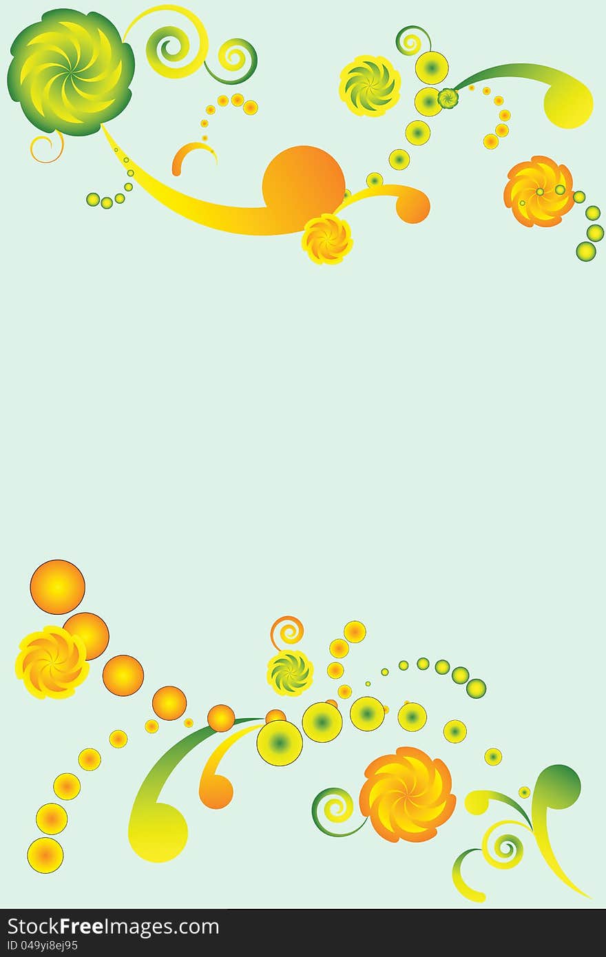 Color abstract summer floral background. Color abstract summer floral background