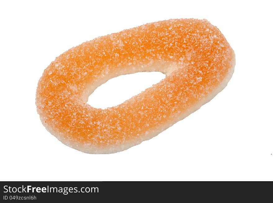 Sweet orange isolated on a white background