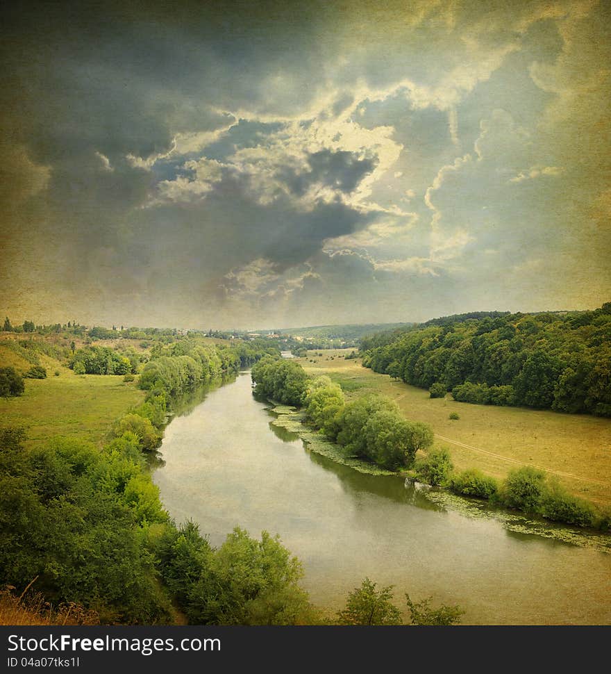 Vintage Landscape Photo