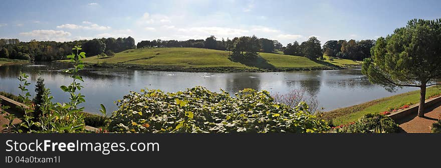 Lake at the castle