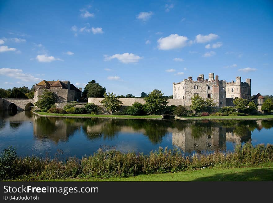 Landscape of leeds castle