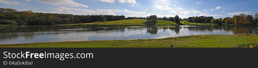 Panorama Of The Lake