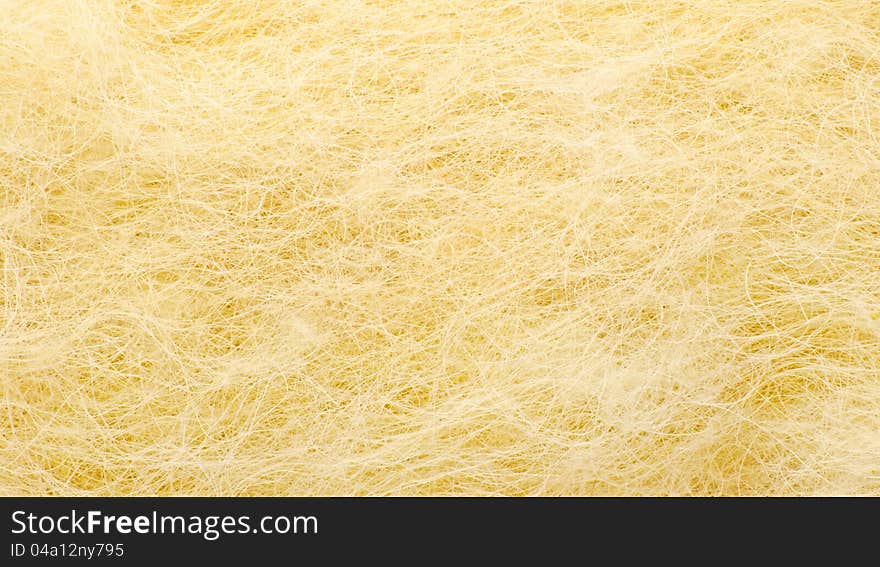 Abstract background with yellow wool. Abstract background with yellow wool