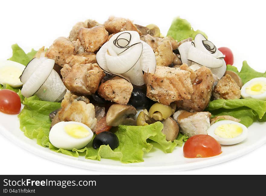 Salad Of Fish And Eggs