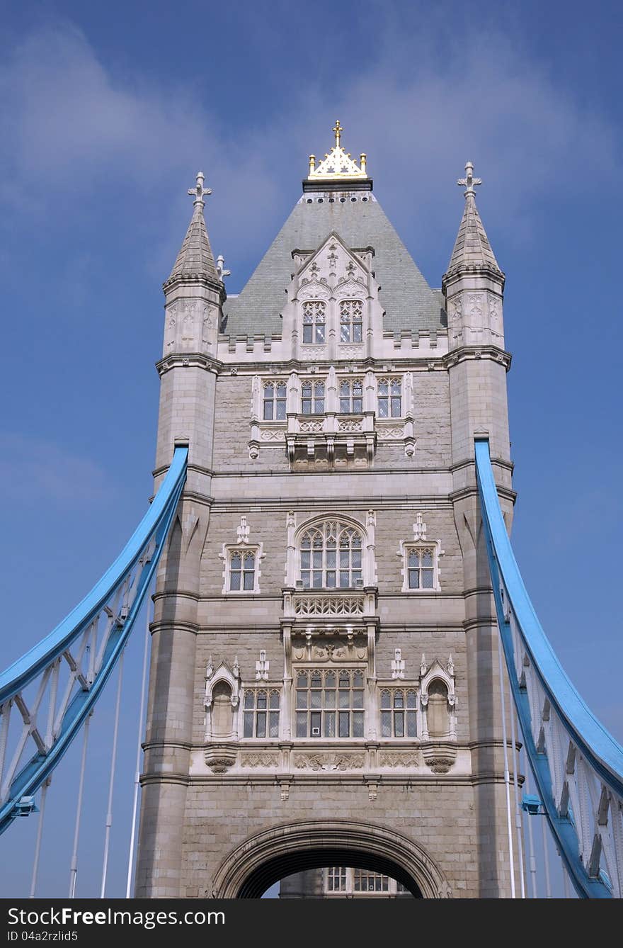 Detail of Tower Bridge, London