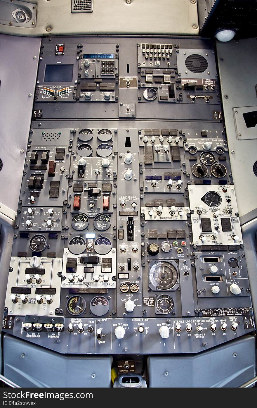 Boeing overhead pannel