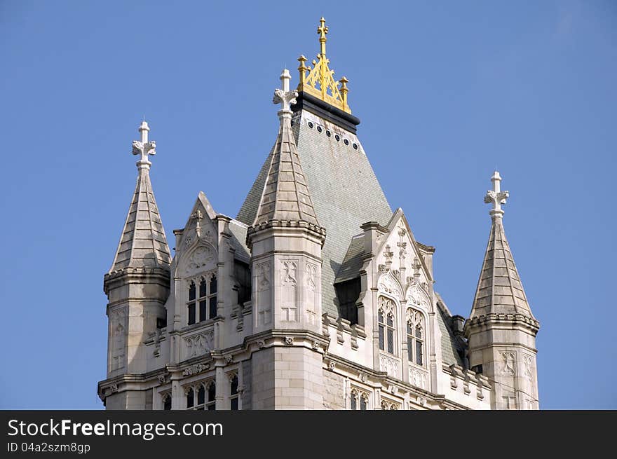 Detail of Tower Bridge, London