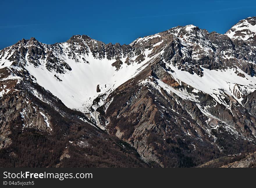 HDR alpine landscape