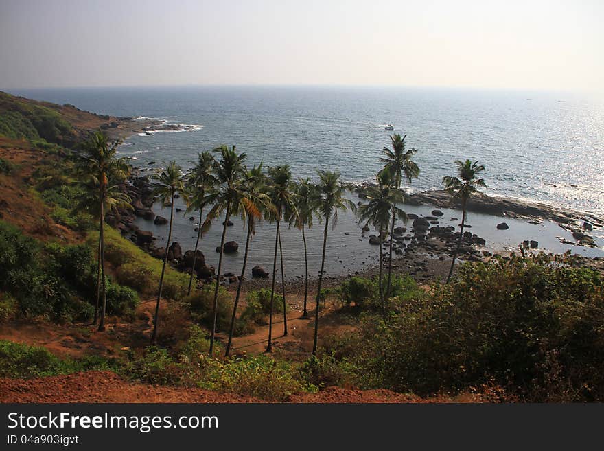 Shore Of The Indian Ocean  Anjuna, Goa