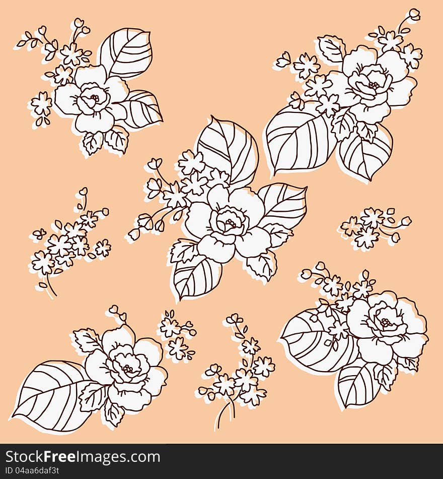 Flowers pattern