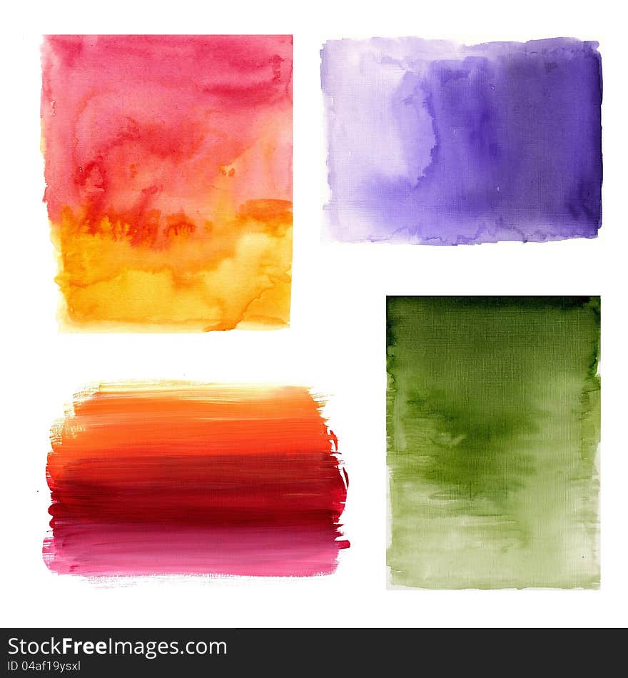 Set of colorful abstract backgrounds. Set of colorful abstract backgrounds.